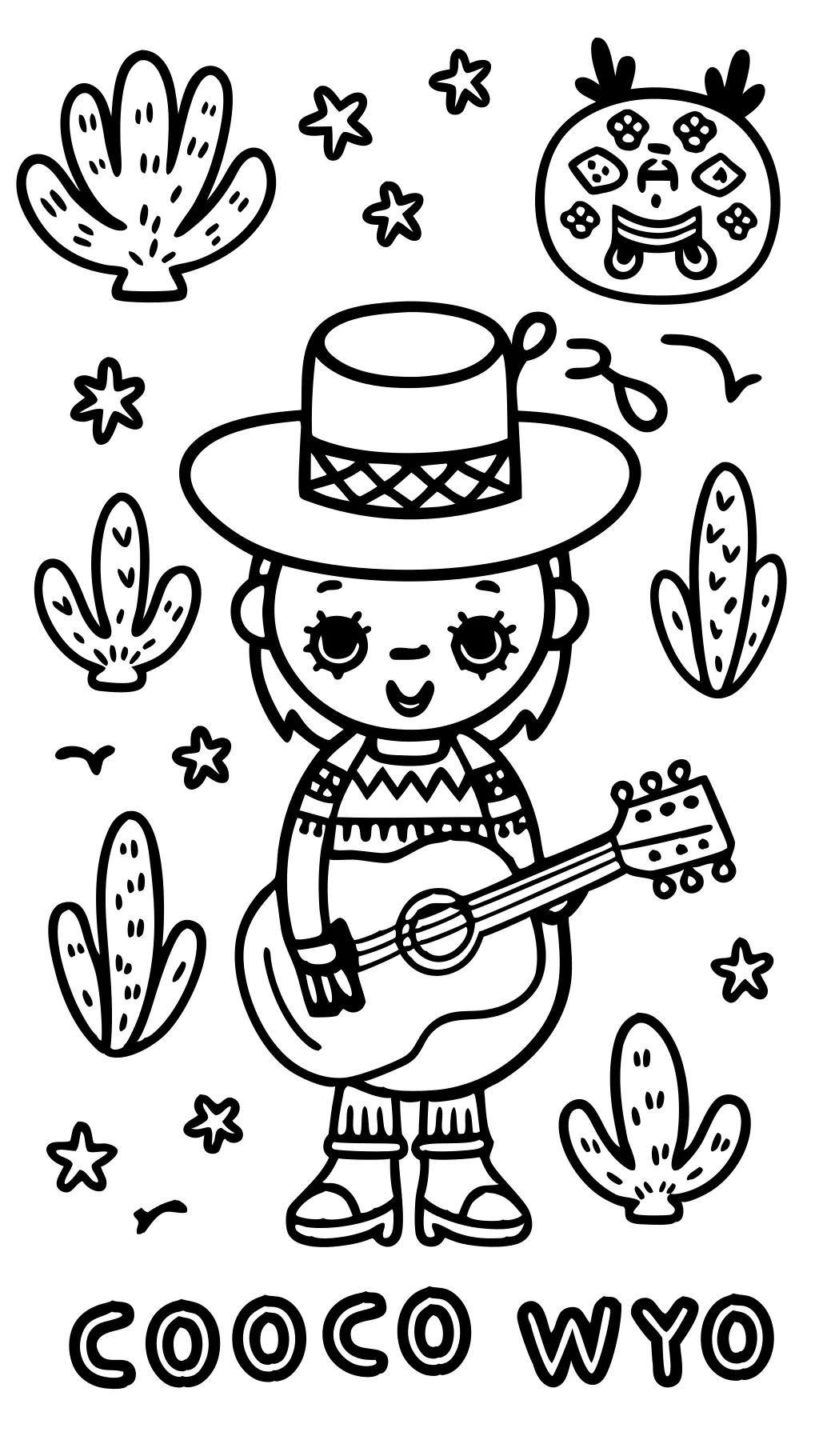 coco wyo free coloring pages